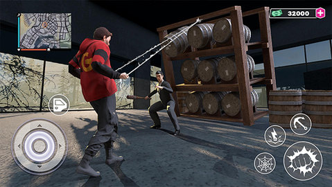 飞行绳索英雄无限金币版