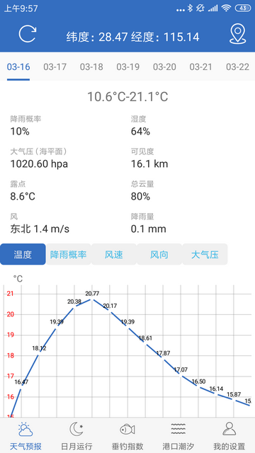 钓鱼天气APP官方版