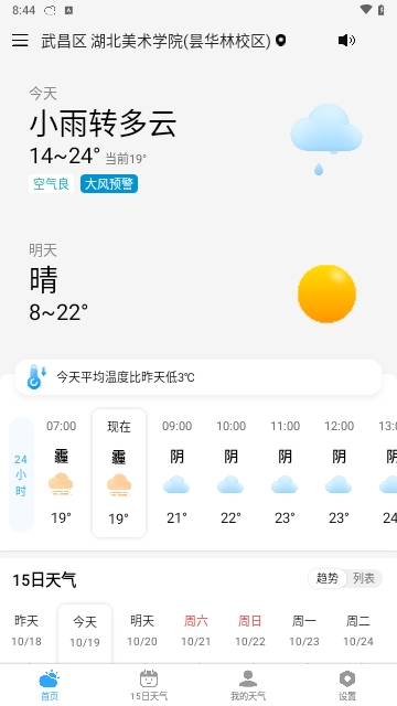 准雨天气