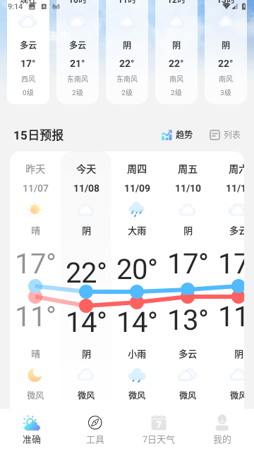 铭瑛准确天气安卓版