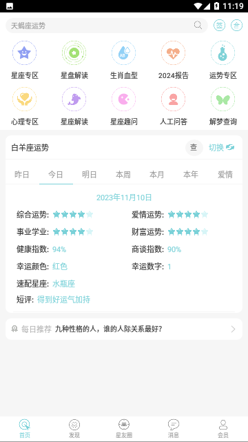 星座运势大全