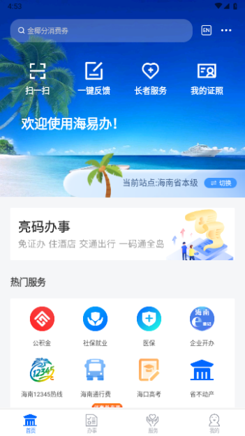 海南政务服务网新版