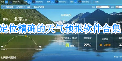 定位精确的天气预报软件合集