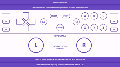 GamePad Tester