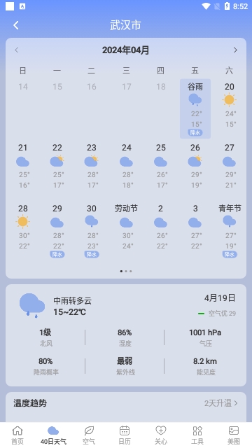 清雨天气