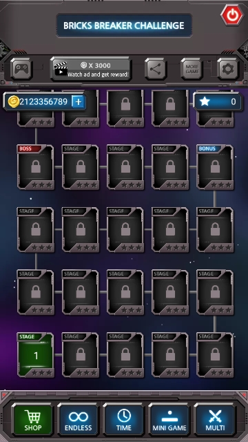 Bricks Breaker Challenge