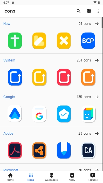 Vertical Iconpack