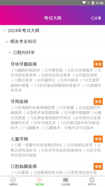 口腔医学主治医师