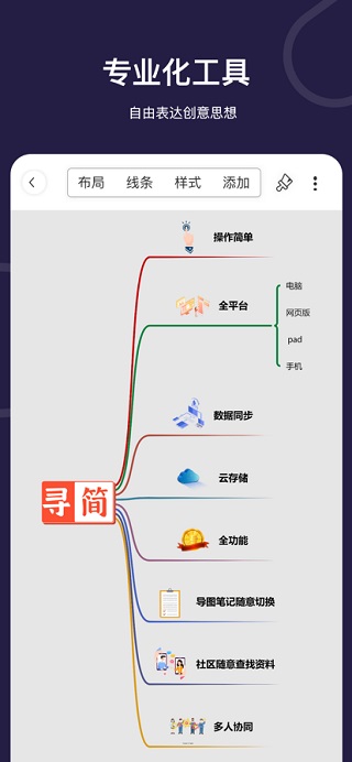 寻简思维导图Pro安卓版