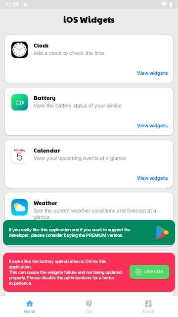 iOS Widgets