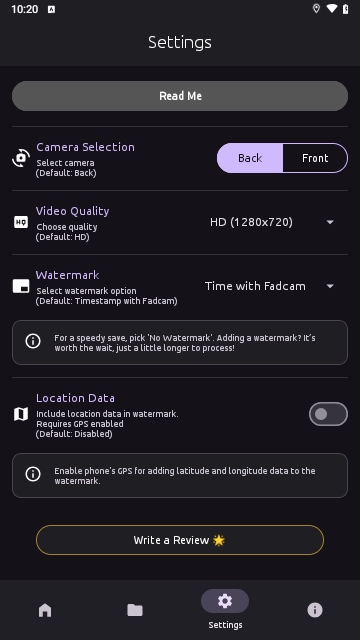 FadCam