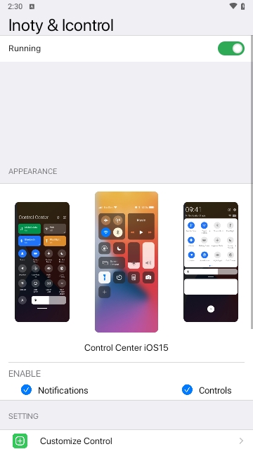 iControl&iNoty iOS15控制中心最新版