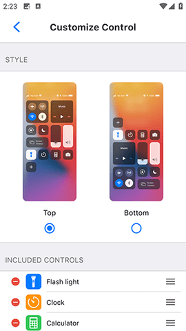 iControl&iNoty iOS15控制中心最新版